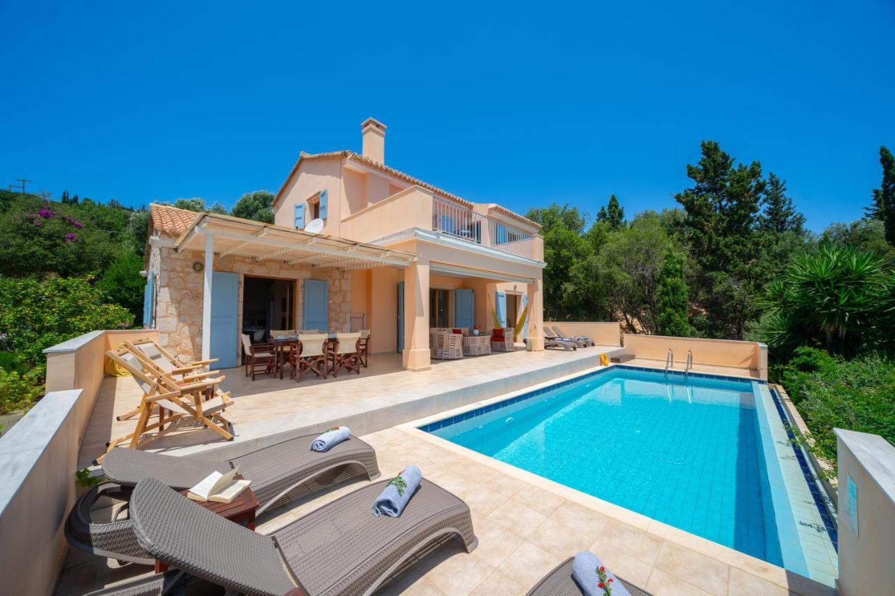 Villa Apollo Up To 8Px, Private Pool Фискардо Екстериор снимка