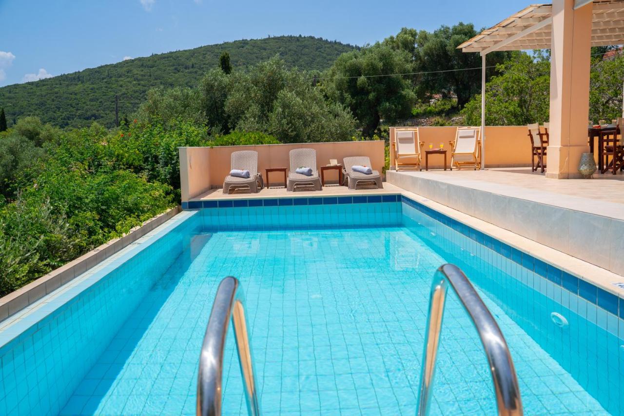 Villa Apollo Up To 8Px, Private Pool Фискардо Екстериор снимка