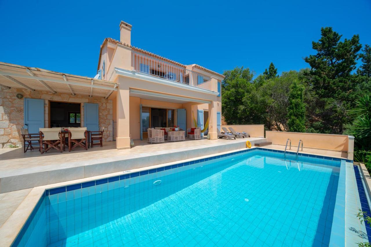Villa Apollo Up To 8Px, Private Pool Фискардо Екстериор снимка