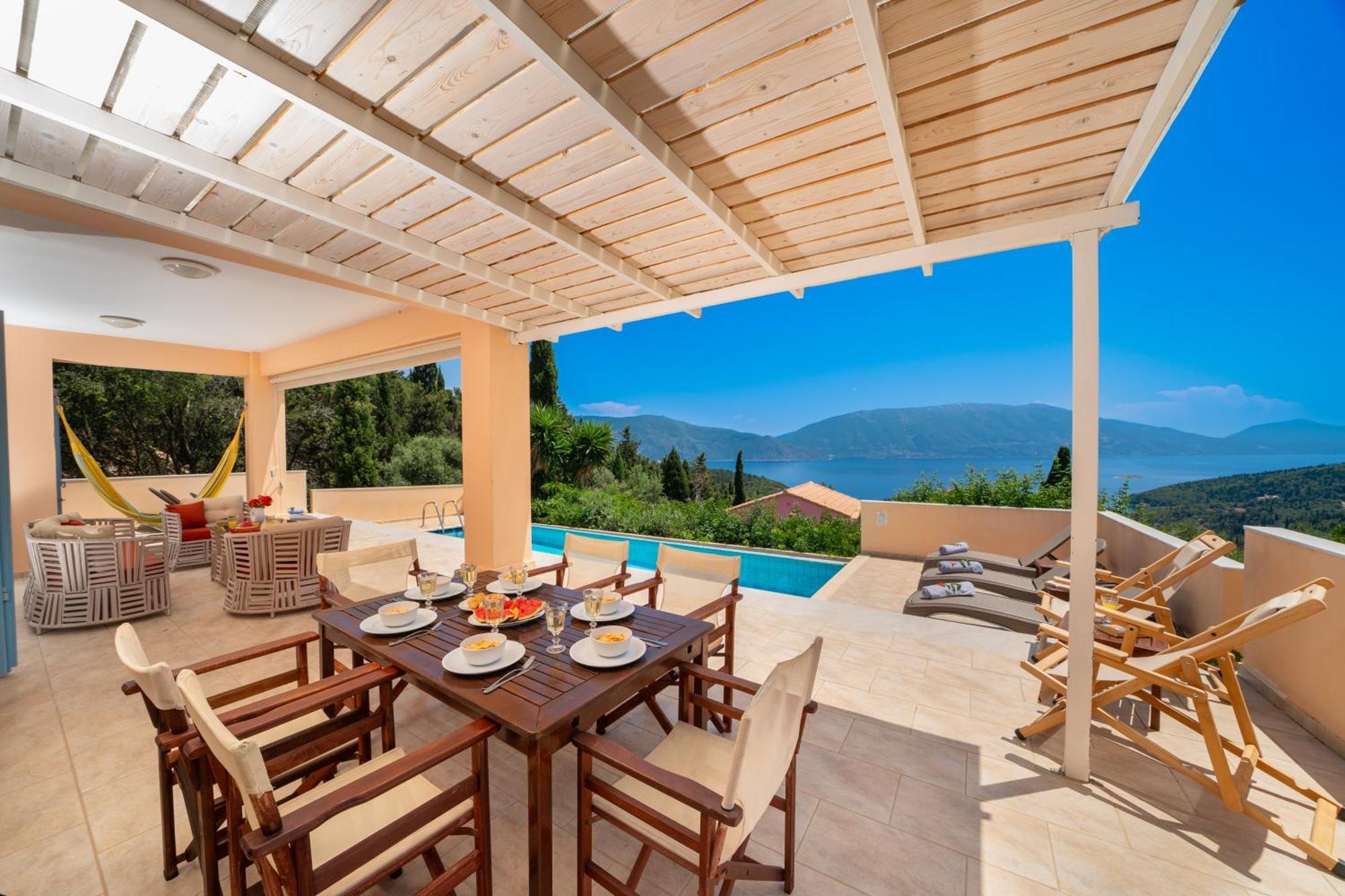 Villa Apollo Up To 8Px, Private Pool Фискардо Екстериор снимка