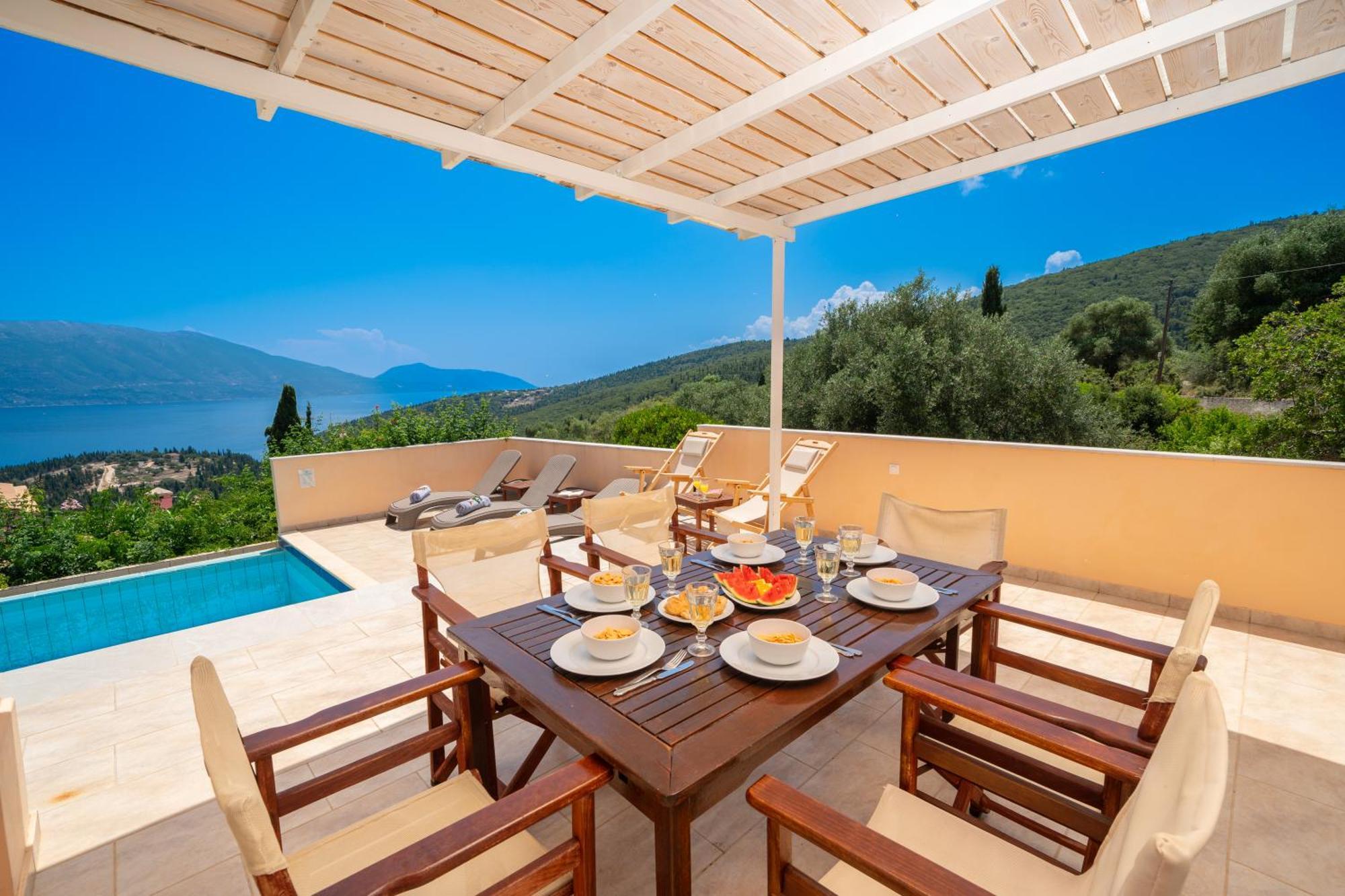 Villa Apollo Up To 8Px, Private Pool Фискардо Екстериор снимка