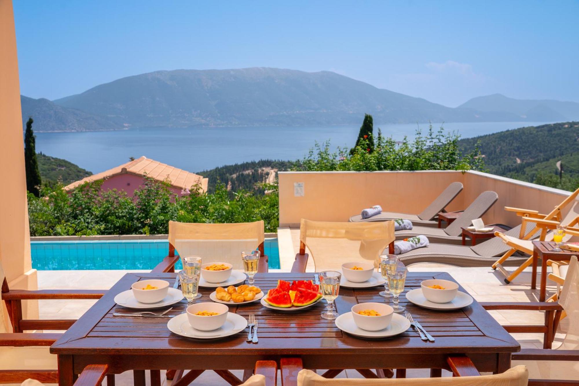 Villa Apollo Up To 8Px, Private Pool Фискардо Екстериор снимка
